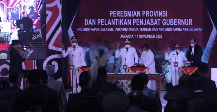 Pelantikan Pejabat Gubernur Papua