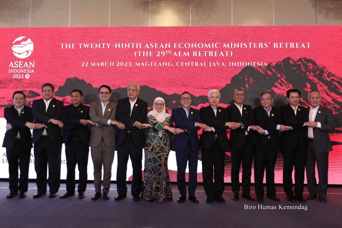 ASEAN Economic Ministers (AEM) Retreat ke-29 di Kabupaten Magelang, Jawa Tengah (Jateng) pada Rabu (22 Maret 2023). Foto Humas Kemendag ASEAN
