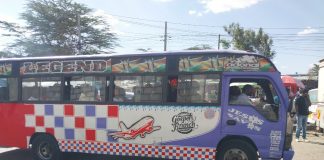 Matutu Transportasi Umum di Kenya