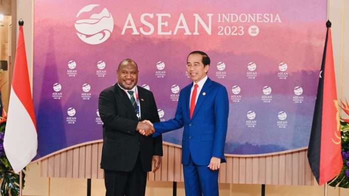 Pertemuan Bilateral Indonesia-Papua Nugini