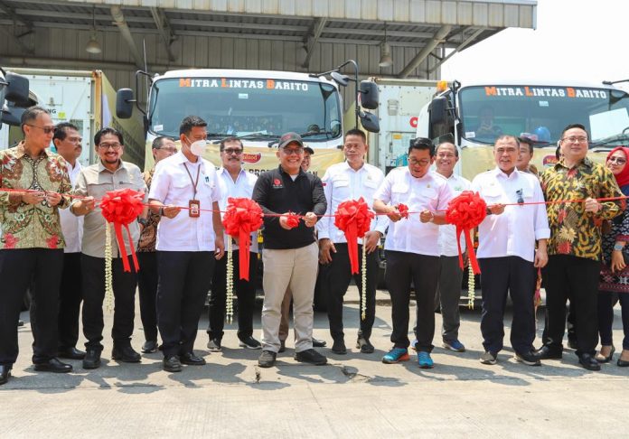 Plt. Mentan Arief di lokasi pelepasan ekspor, Pabrik PT Malindo Food Delight di Cikarang, Jawa Barat, Jumat (20 Okt 2023). ekspor