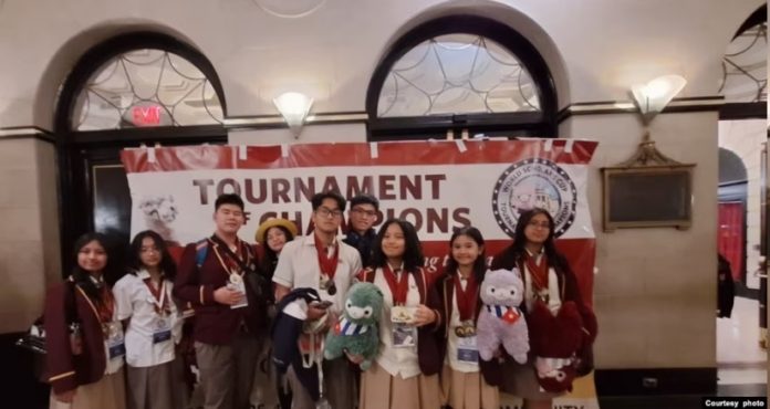 Sebagian dari sekitar 2.500 siswa peserta Tournament of Champions di Yale University, puncak acara World Scholars' Cup. (Foto Dokumen pribadi)