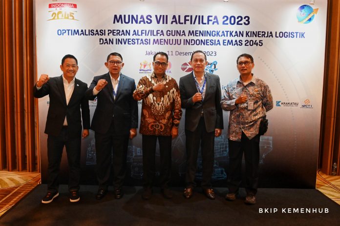 Menhub Budi Karya Sumadi hadiri Munas VII ALFI 2023 (Foto Kemenhub)