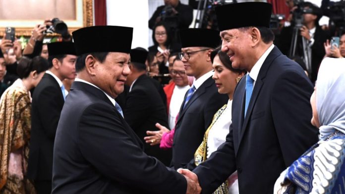 Pelantikan Pejabat Setingkat Menteri