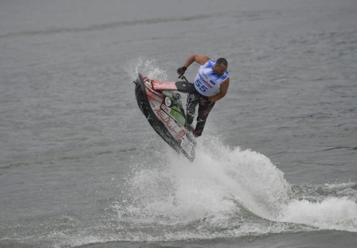 Indonesia sukses menggelar kejuaraan dunia Aquabike Jetski World Champhionship yang semakin diminati banyak negara luar. (Foto Humas Kemenpora)