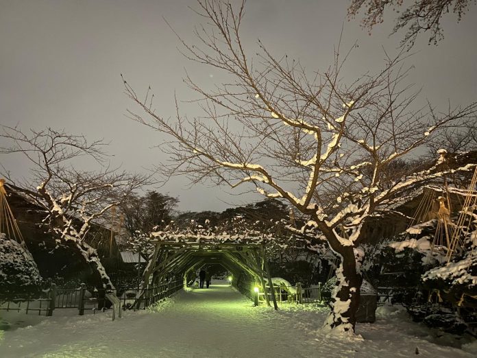 Keindahan Goryokaku Hokkaido di Musim Dingin