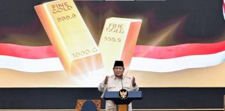 Presiden Prabowo Resmikan Layanan Bank Emas Pertama di Indonesia