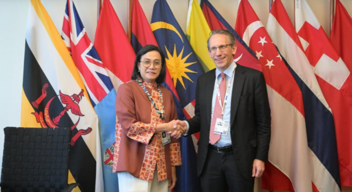 Menkeu Sri Mulyani Bahas Kebijakan Tarif Perdagangan dengan Menkeu Republik Federal Jerman