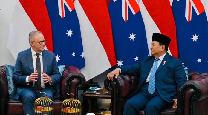 Presiden Republik Indonesia, Prabowo Subianto, menerima Perdana Menteri Australia, Anthony Albanese PM Albanese