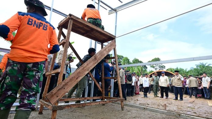 Pembangunan hunian sementara