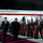 Presiden Prabowo Subianto Tiba di Bandar Udara Militer Marka, Disambut Putra Mahkota Yordania Yordania