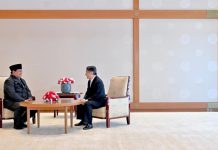 Presiden Prabowo Bertemu Kaisar Naruhito, Pererat Hubungan Strategis Indonesia–Jepang Kunjungan kerja Presiden