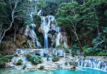 Kuang Si Falls: Biru Toska yang Menjadi Kebanggaan Laos