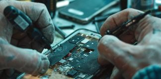 Service handphone