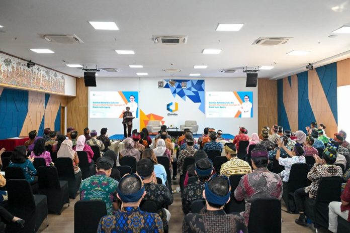 Wamenkeu Juda Agung saat menghadiri Townhall Kemenkeu Satu Bali, Kamis (30 Juli).