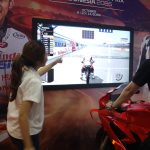 Simulator MotoGP Hadirkan Sensasi Balap di Indonesia Sports Summit 2026