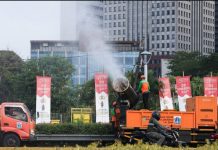 Antisipasi Abu Vulkanik Anak Krakatau, Pemprov DKI Kerahkan Water Mist di Lima Wilayah Jakarta