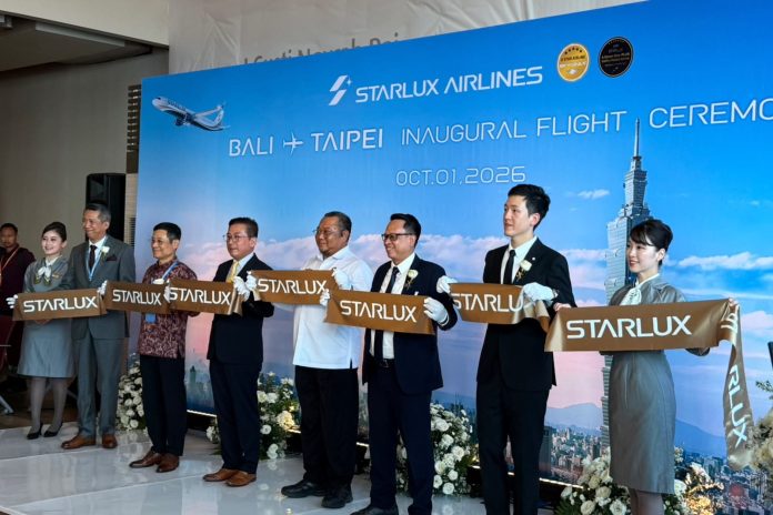 CAPTION STARLUX Buka Rute Taipei-Denpasar (1)