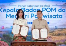Kemenpar dan BPOM Perkuat Keamanan Pangan untuk Tingkatkan Kualitas Desa Wisata